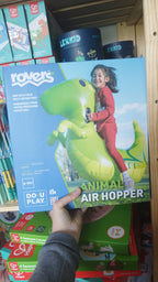 Dinosaurio hinchable para montar
