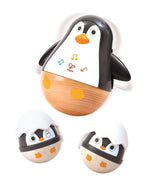 Set Pingüinos – Sonajero, Mordedor y Juguete Oscilante | HAPE