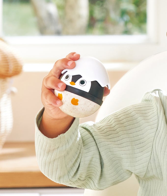 Set Pingüinos – Sonajero, Mordedor y Juguete Oscilante | HAPE