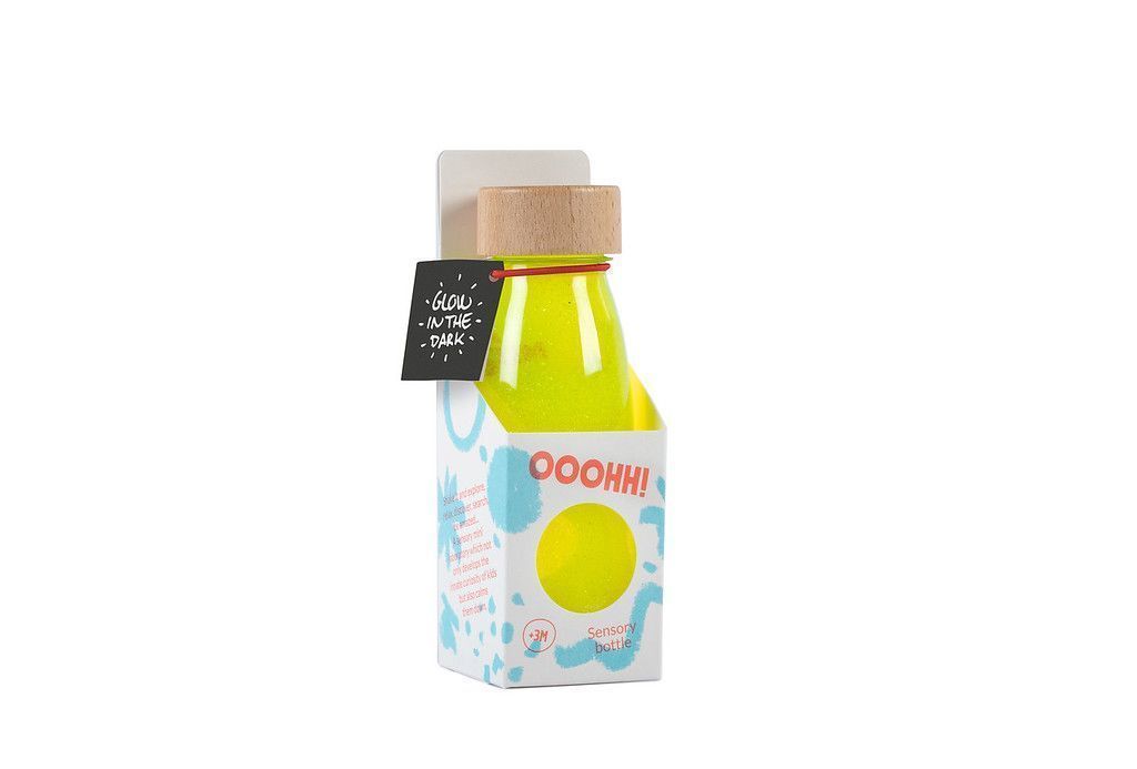 Botella sensorial - Float bottle FLÚO (varios colores) Petit Boum