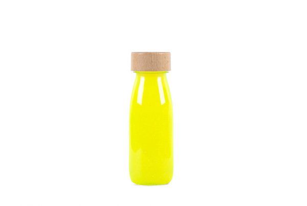 Botella sensorial - Float bottle FLÚO (varios colores) Petit Boum