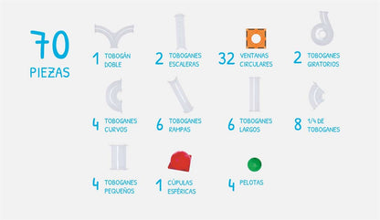 Imanix Tobogán 70 piezas