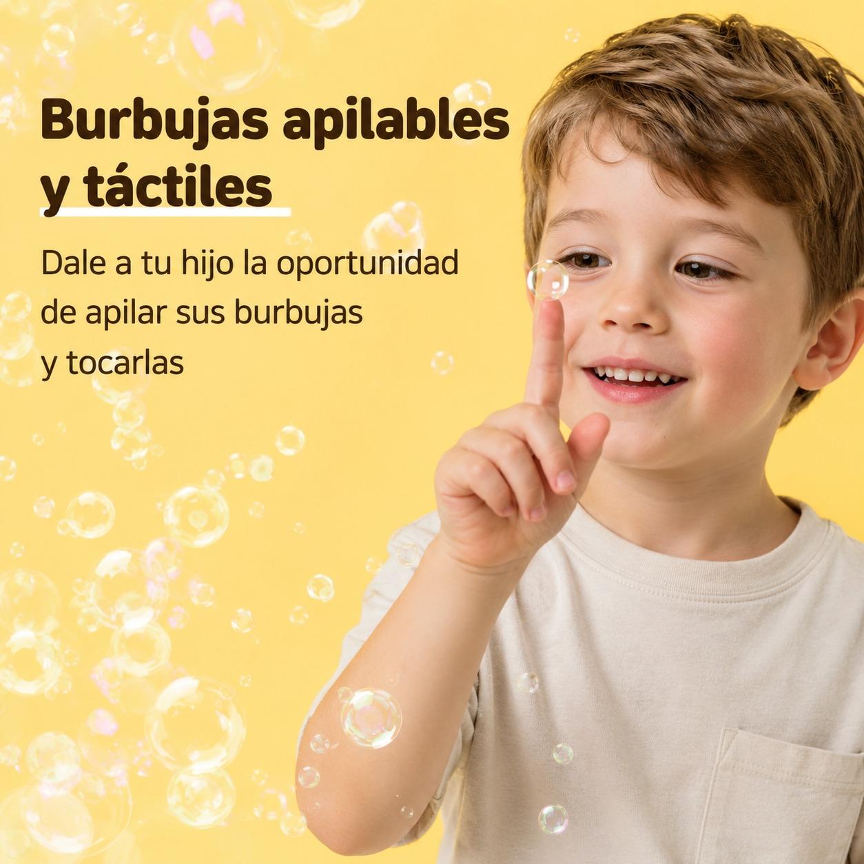 Pompero infantil de maíz – Touchable Bubbles, burbujas que se tocan Mother's Corn - 2