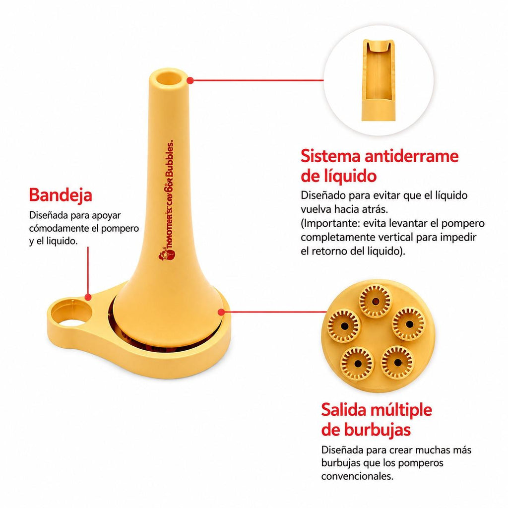 Pompero infantil de maíz – Touchable Bubbles, burbujas que se tocan Mother's Corn - 5