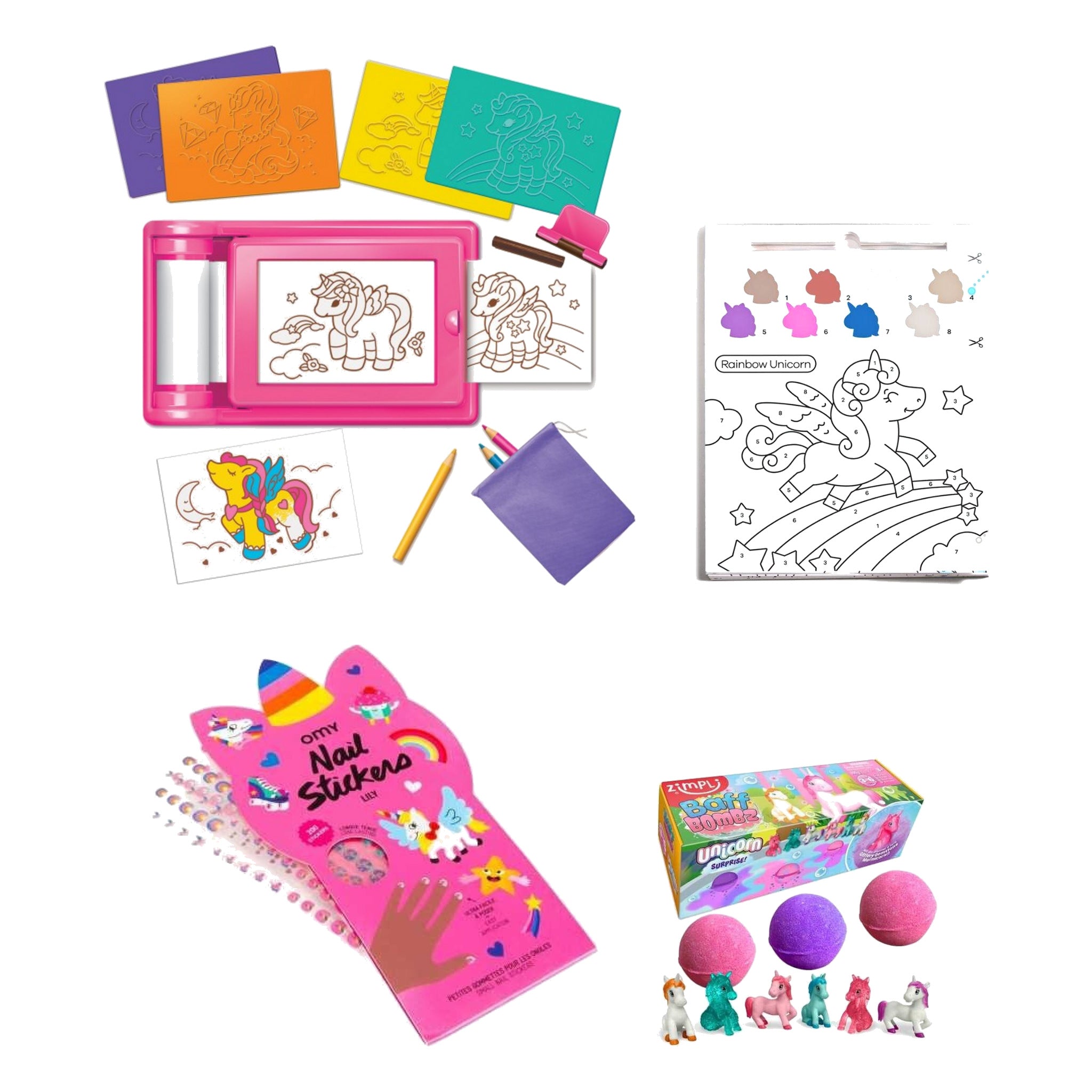 Pack Regalo 4 Años – Unicornios