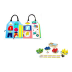 Pack Regalo 2 Años Mis Primeros Juegos: kit Montessori abierto y contenido del juego Primer Frutal