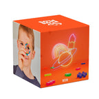 CUBO DE PIEZAS: NEON 600 PCS