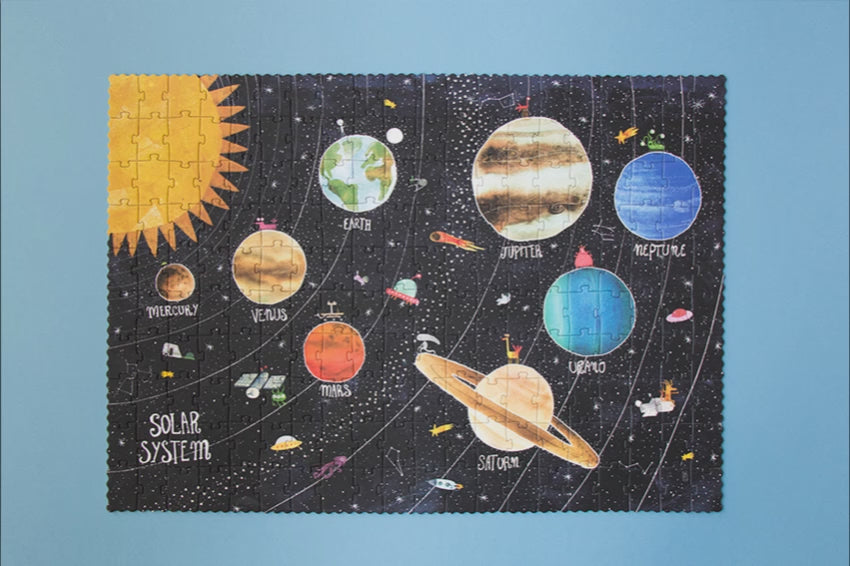 Puzzle Discover the Planets Londji: 200 Piezas del Sistema Solar que Brilla en la Oscuridad - 12