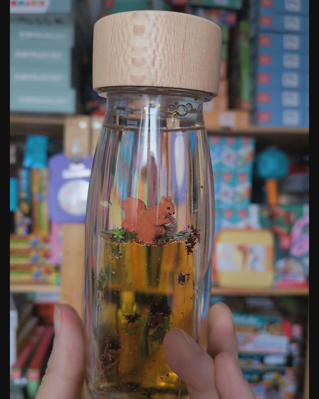 Botella sensorial - Move bottle Autumn Petit Boum - 5