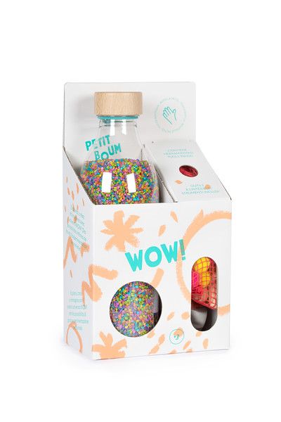 Botella sensorial -Touch Bottle Rice Wow! - Petit Boum